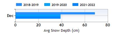 Hemsedal December snow