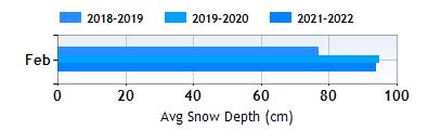 Hemsedal February snow