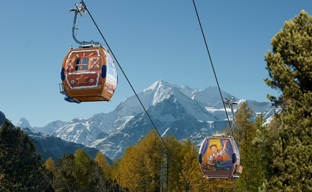 Märchen gondola in Grächen