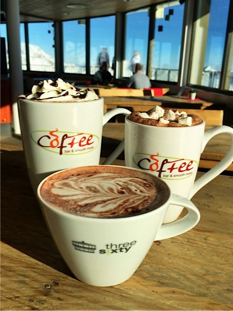 Three sixty coffee hot chocolate