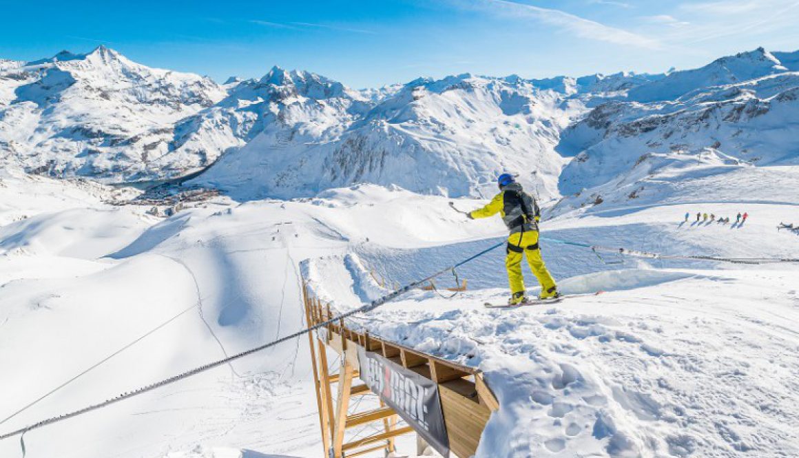 Bun-j ride in Tignes