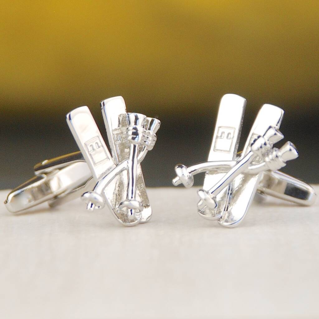 Personalised Ski Cufflinks