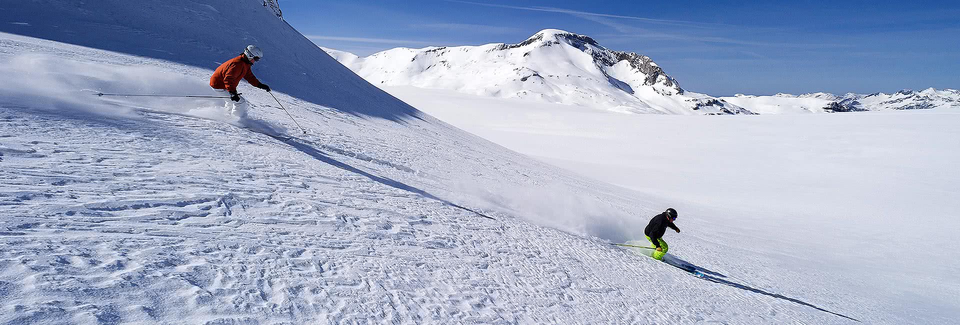 crans montana blue day