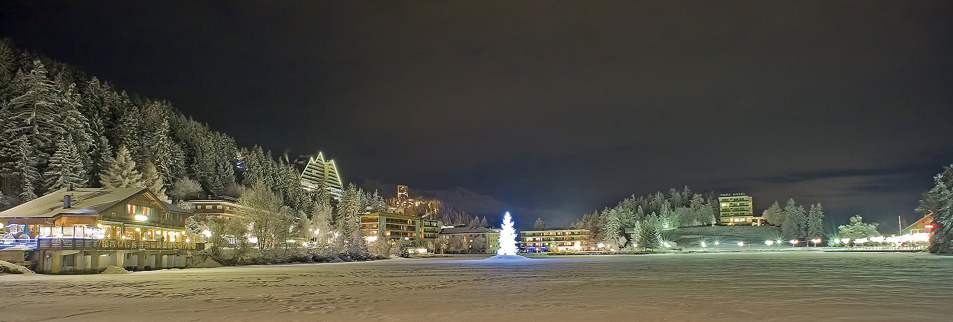 crans montana night