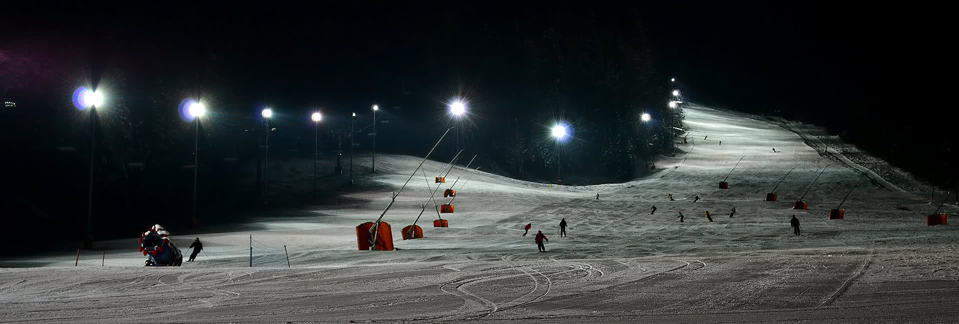 night skiing