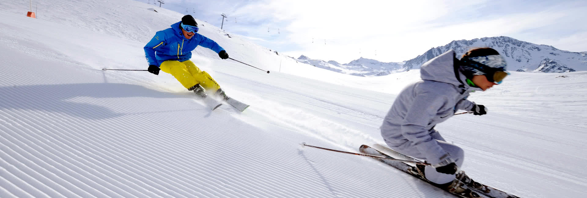 val thorens skiers