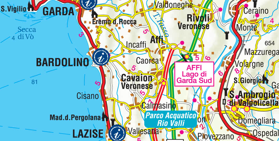 bardolino road map