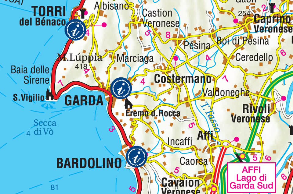 Lago Di Garda Mappe