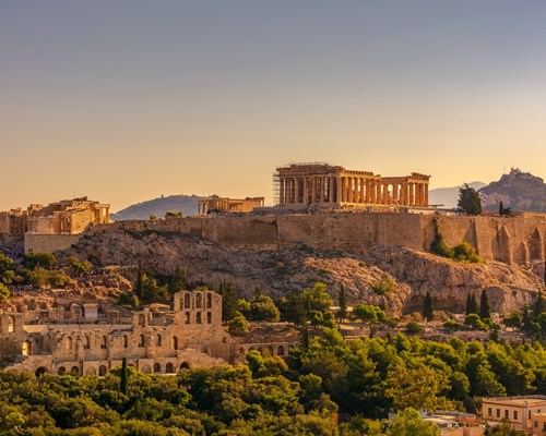 Acropolis ruins in Athens