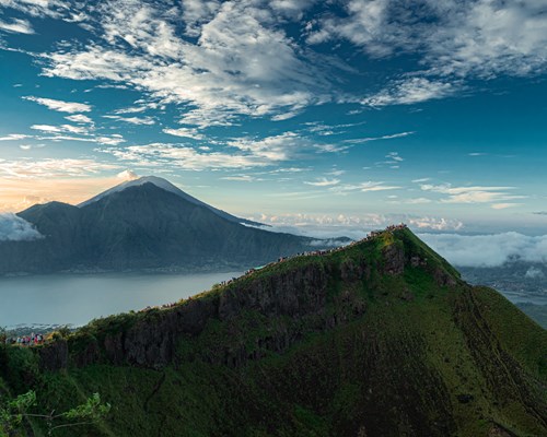 Mountainous landscapes of Bali