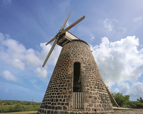 Windmill at Betty's Hope in Antigua