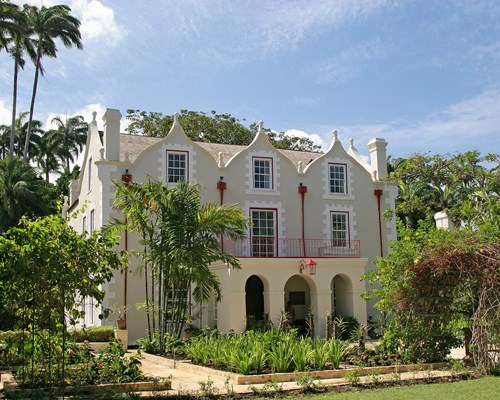 Exterior view of St Nicholas Abbey in Barbados